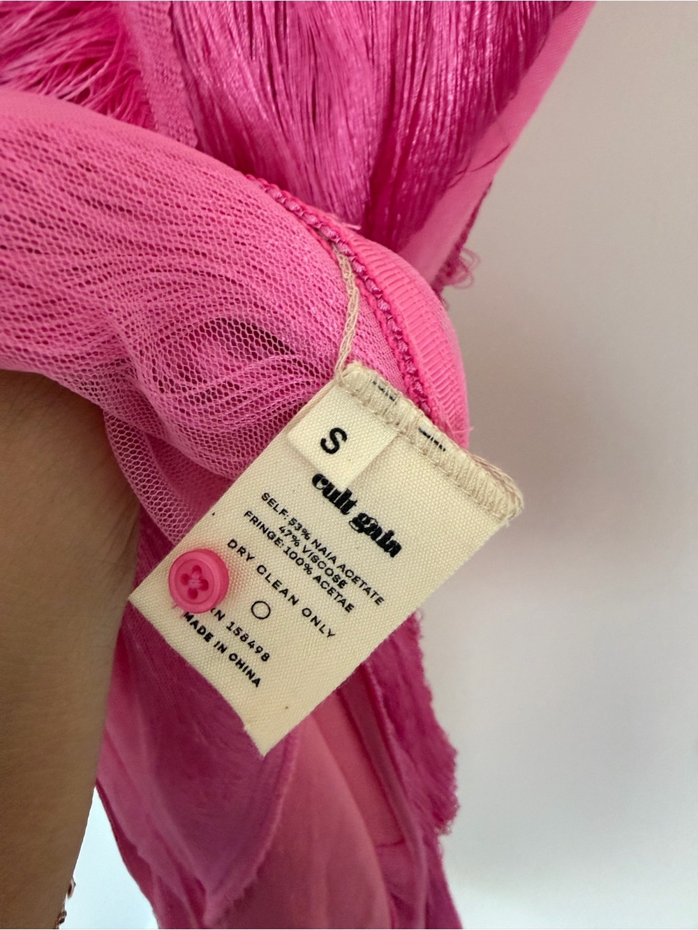 Cult Gaia Blossom Pink Renata Gown Size Small - Picture 13 of 15